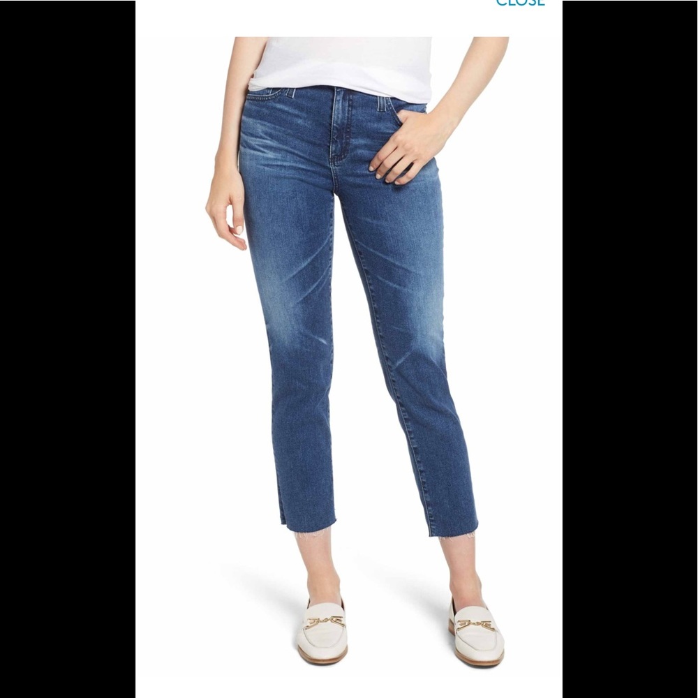 「SOLD」AG Isabelle High Rise Straight Crop size 27